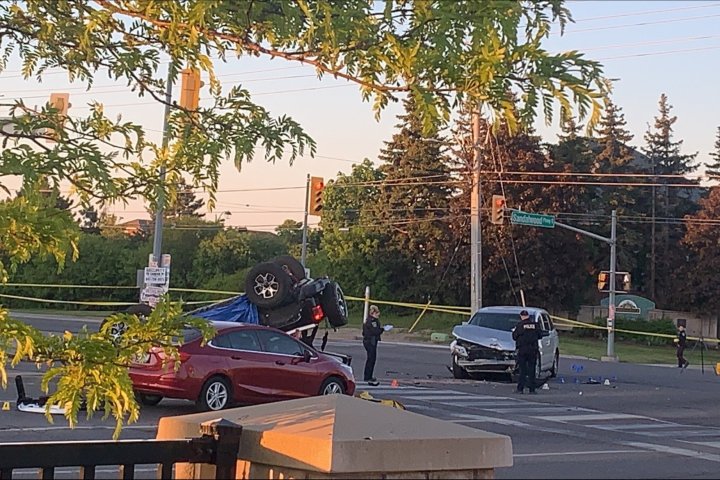 Woman dead, another driver injured after serious crash in Brampton
