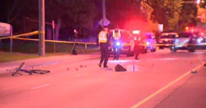 Cyclist struck, killed by vehicle in Toronto – Toronto | Globalnews.ca