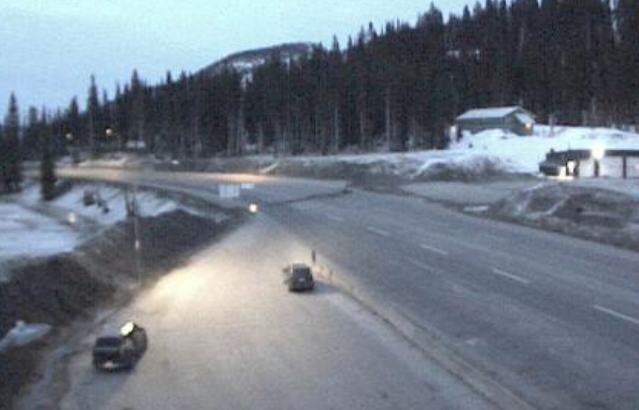 Kootenay Pass on Hwy 3, Salmo Creston Highway Summit, looking east.