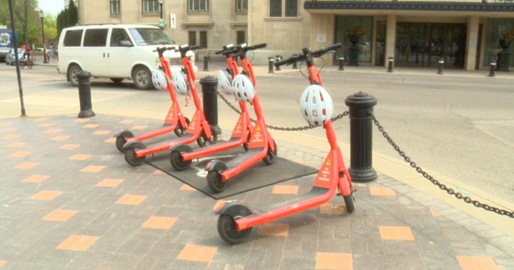 E-scooters now available in downtown Saskatoon