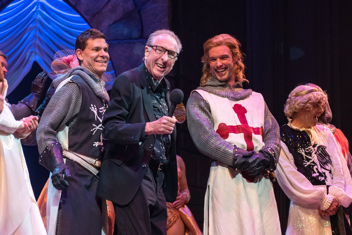 The 80-year-old Monty Python member was one of the co-writers of the musical comedy, which is part of this year’s summer lineup at the annual theatre festival.