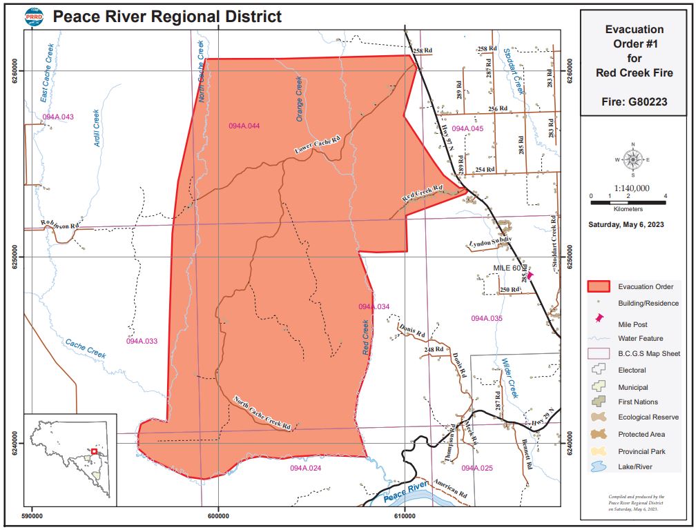 Wildfire evacuation order issued for Red Creek and Lower Cache ...