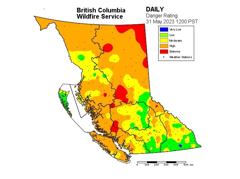 ‘Precipitation deficit’: Dry May raises wildfire risk on B.C.’s South ...