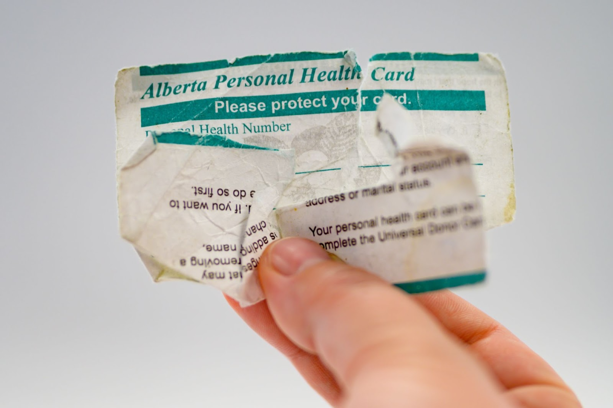 A handout photo of an Alberta personal health card.