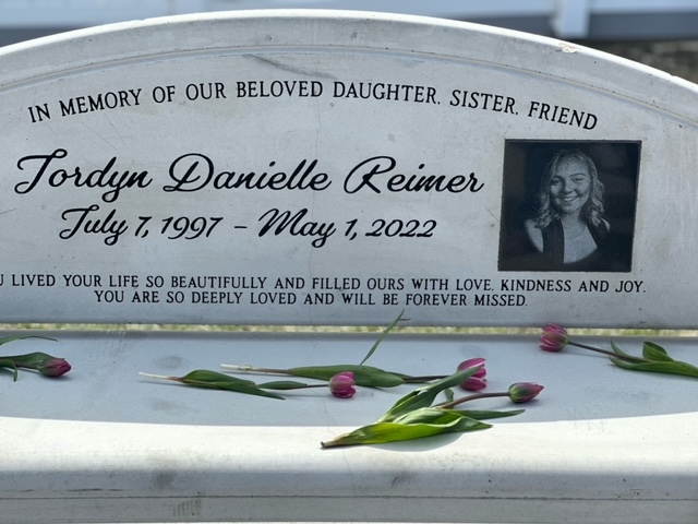 Honoring a beautiful life: Memorial bench unveiled for Jordyn Reimer - image