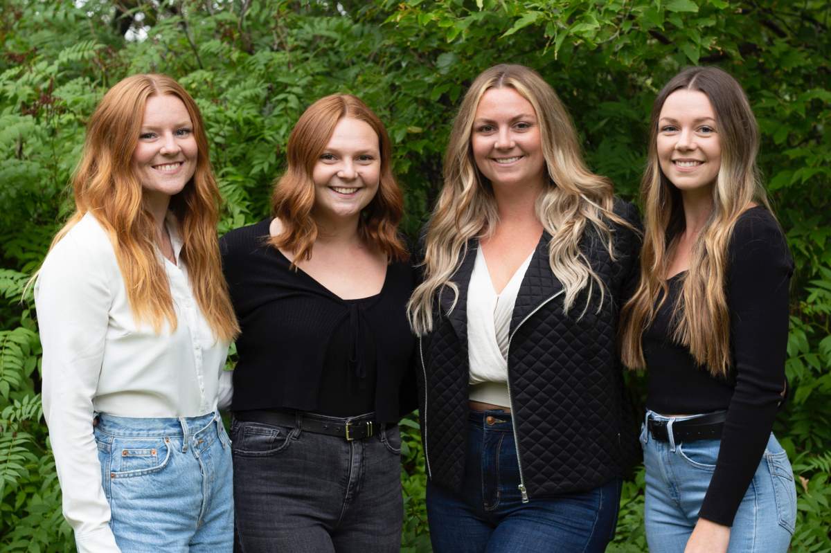 Jordyn and her sisters. Andy, Alex and Nikki