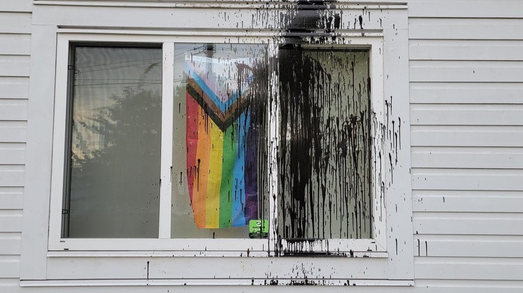 For the fourth time since 2019, someone has targeted Pride flags at the Ladner United Church. 