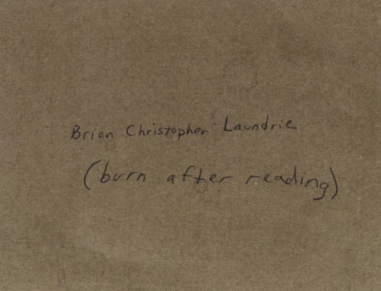 The outside of the letter Roberta Laundrie wrote to her son, Brian Laundrie