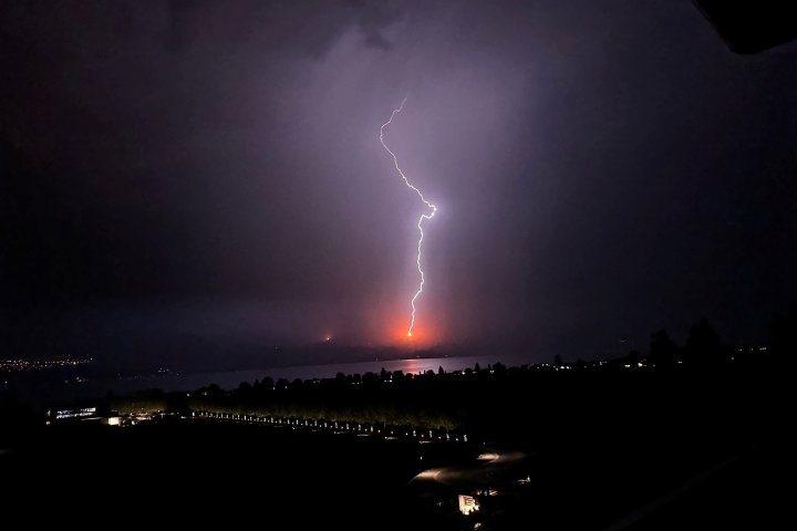 Severe thunderstorms may be headed for B.C.’s Southern Interior