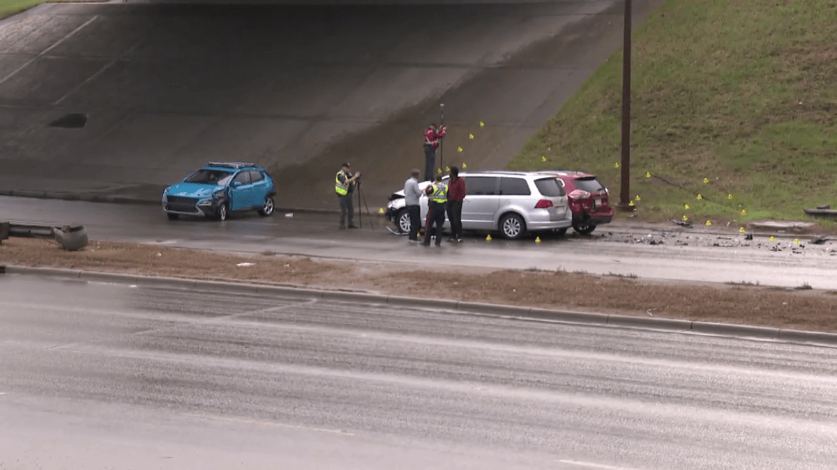 A woman is in life-threatening condition after a collision in southeast Calgary.