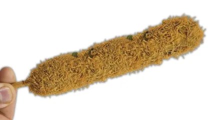 Spiced potato mixture on a stick, battered and coated with crunchy vermicelli. Served with curry ketchup.