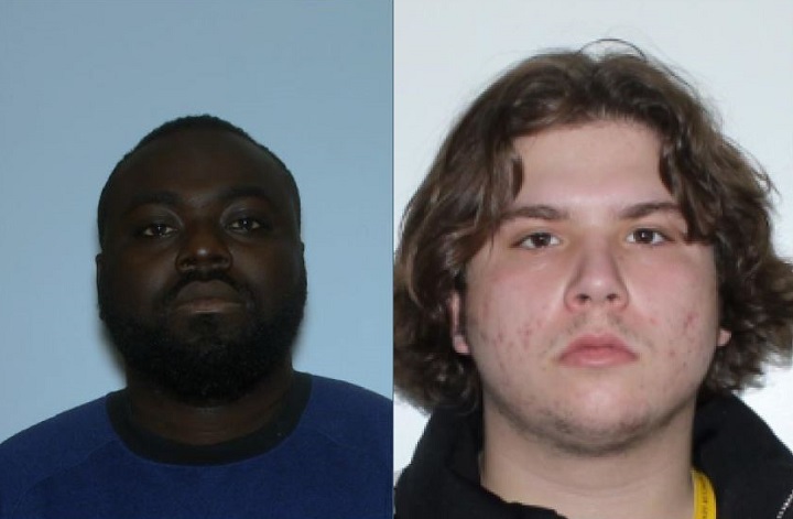 Basil Agyekum (left) and Dylan Albert are wanted.