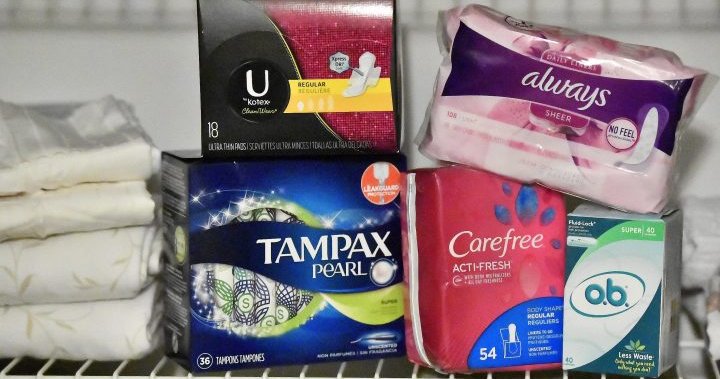 Free menstrual products will be available at federal workplaces later this year 
