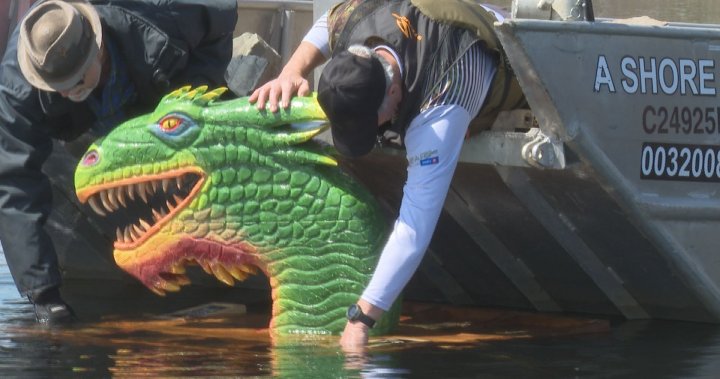 A new dragon descends on a Nova Scotia lake for the summer