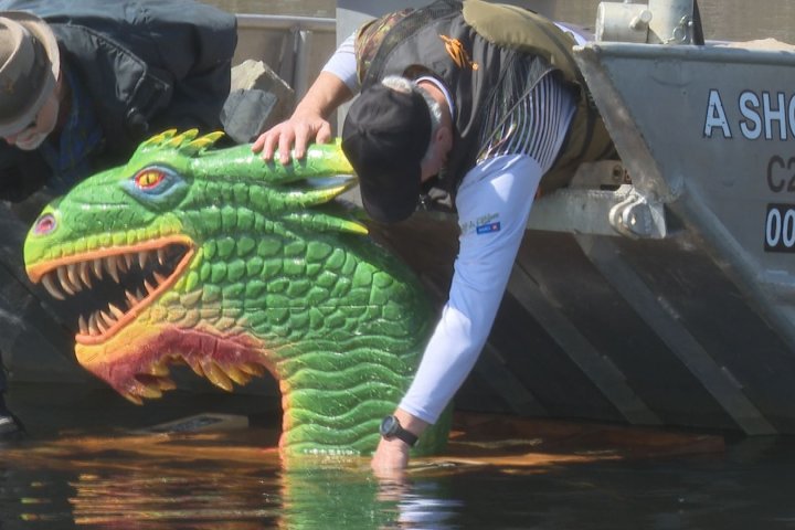 A new dragon descends on a Nova Scotia lake for the summer