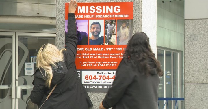 Family, friends of man last seen in downtown Vancouver conduct 200-person search