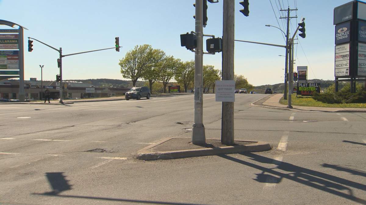 McAlister Drive and Westmorland Road intersection