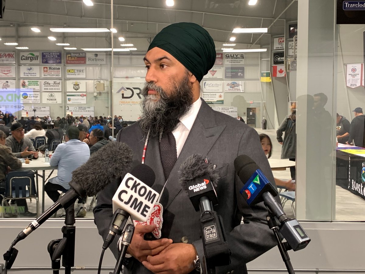 NDP Leader Jagmeet Singh discussed foreign interference as well as the Saskatchewan First Act on Wednesday, which didn't go unnoticed by the province's Premier.