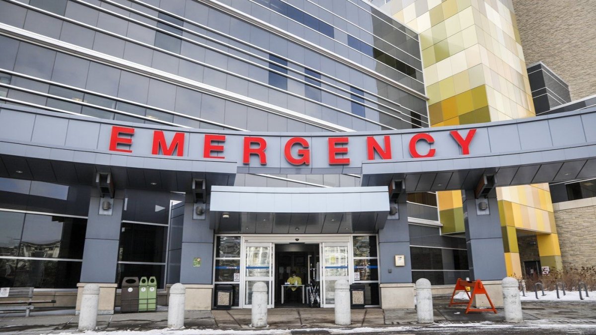 The South Health Campus, an adult acute care hospital in Calgary, is seen on Wednesday, April 1, 2020. Alberta's NDP says a video showing United Conservative Party Leader Danielle Smith proposing to sell off hospitals to private operators is highly problematic. 