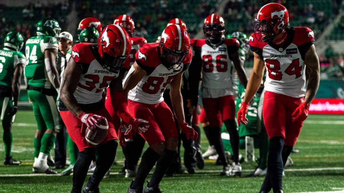 Calgary Stampeders celebration