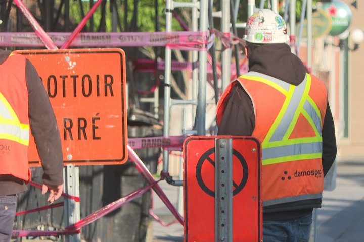 Demolition of former restaurant to make way for future Sainte-Anne’s park