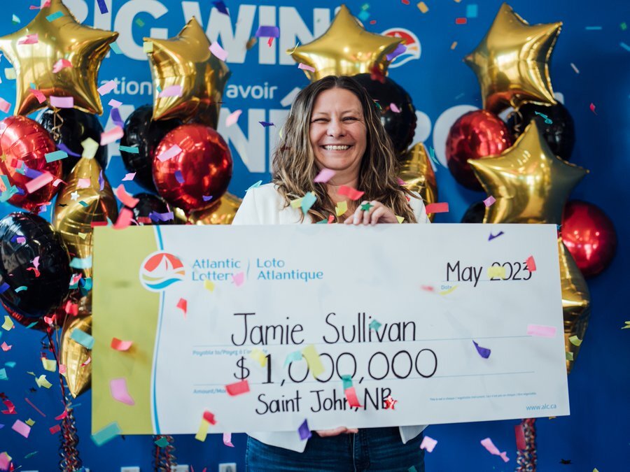 Last week, Jamie Sullivan won $1-million from a $10 scratch ticket. PHOTO FROM ATLANTIC LOTTERY CORPORATION.