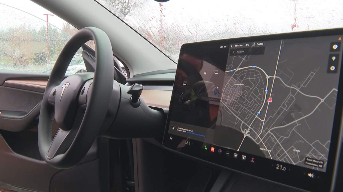 Tesla has its own charging network that is fairly reliable in the province, but becomes sparse in northern NB. Nathalie Sturgeon / Global News