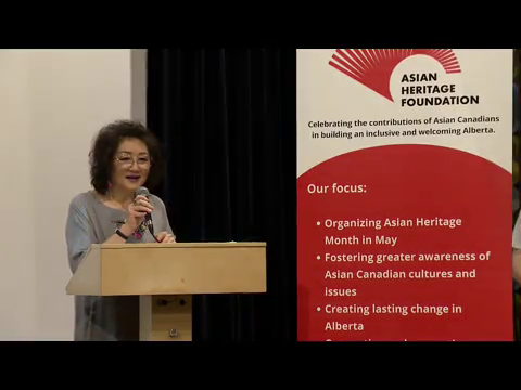 Theresa Woo-Paw, chair of the Asian Heritage Foundation, unveiled 19 events to celebrate Asian Heritage Month in Calgary on Thursday, May 11, 2023.