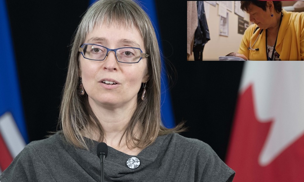 Dr. Deena Hinshaw and Dr. Esther Tailfeathers.