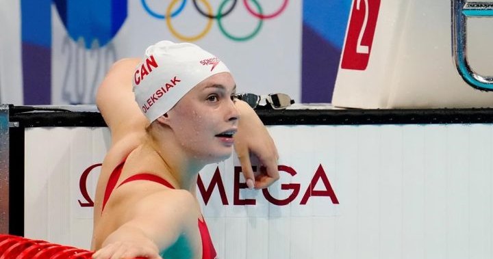 Toronto’s Penny Oleksiak withdraws from world swimming championship with injury