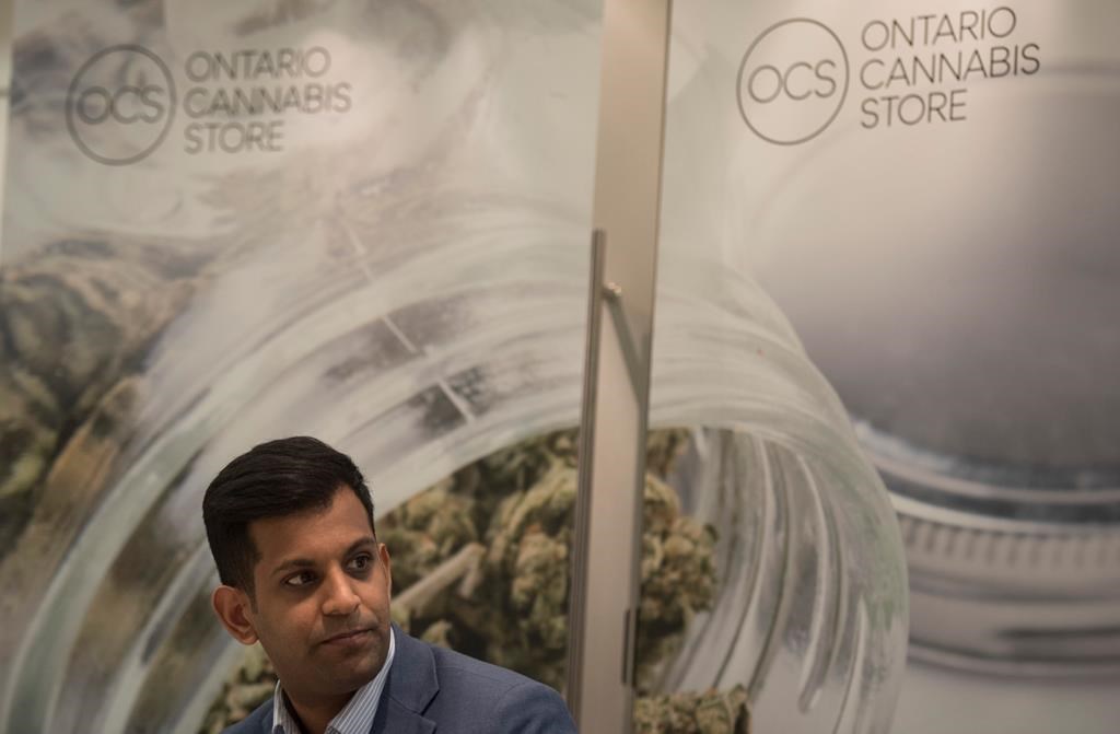 Ontario Cannabis Store chief executive David Lobo says the "race to the bottom" happening with pot prices risks hurting the market's future. Lobo is shown in this Friday, January 3, 2020 file photo. 