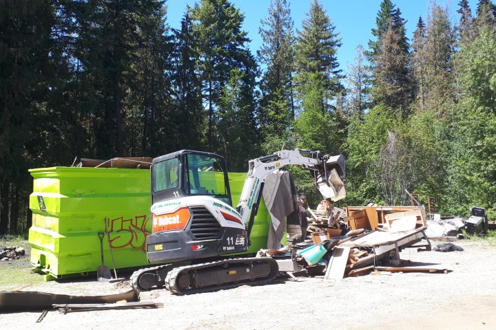 Okanagan Forest Task Force cleans up illegal dumping site