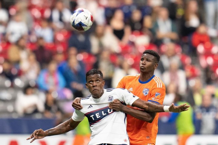 Gauld’s late goal gives tired Vancouver Whitecaps 1-1 draw with top-ranked Cincinnati