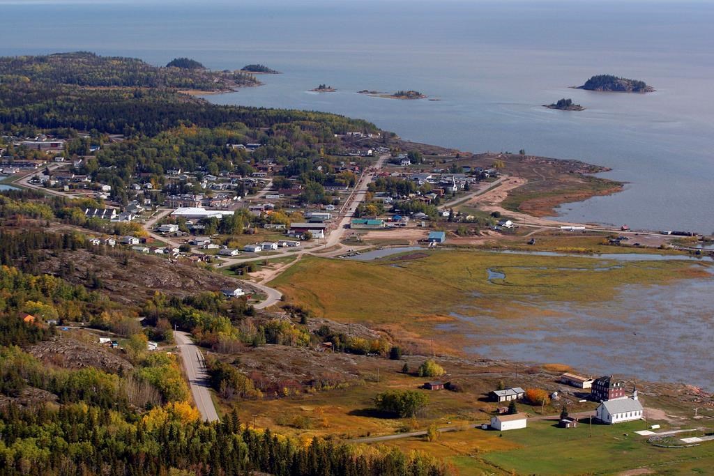 An aerial view of Fort Chipewyan, Alta., on Monday, Sept. 19, 2011.