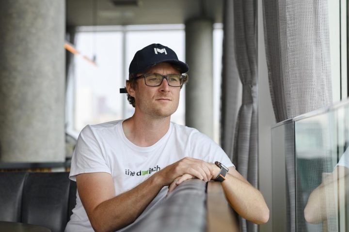 Collision CEO Paddy Cosgrave poses for a photograph in Toronto, Wednesday, June 21, 2023. Cosgrave says his Collision tech conference is still considering where to host its 2025 event, after extending its stay in Toronto to 2024.