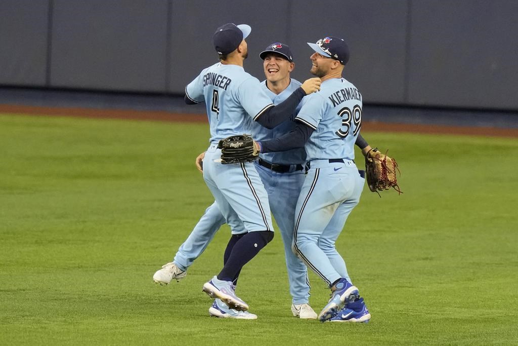 Blue Jays outfielder Daulton Varsho is getting hot at the plate and we're  here for it