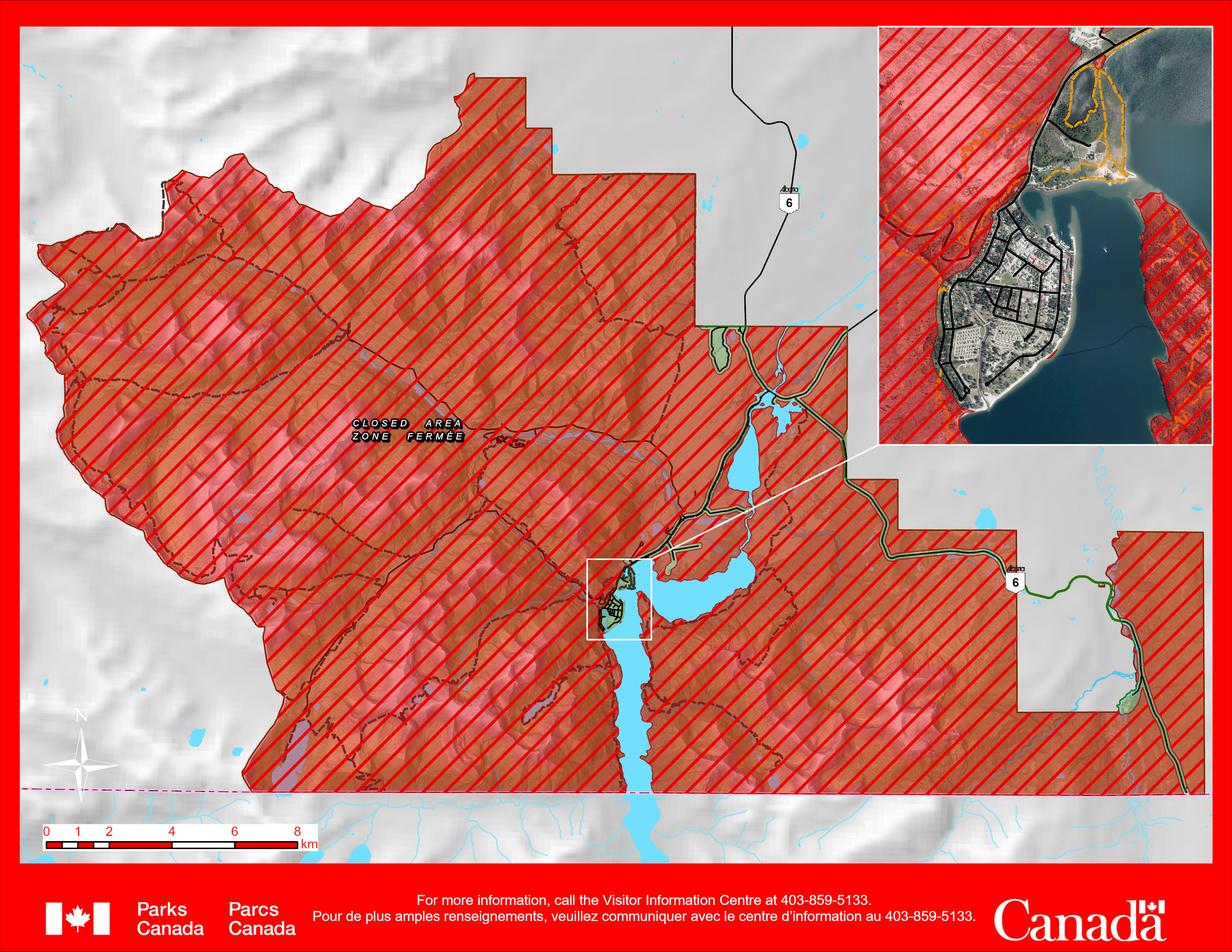 Parks Canada closes trails in Waterton Lakes National Park due to