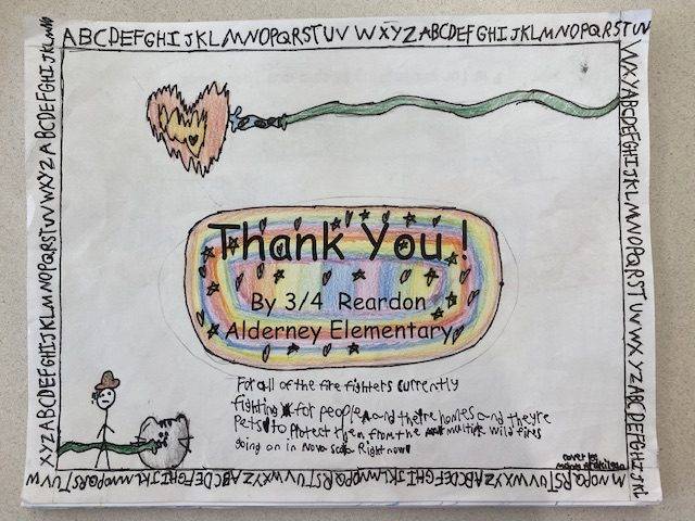 'B is for being brave': School class delivers N.S. firefighters a hopeful message - Vimarsana News