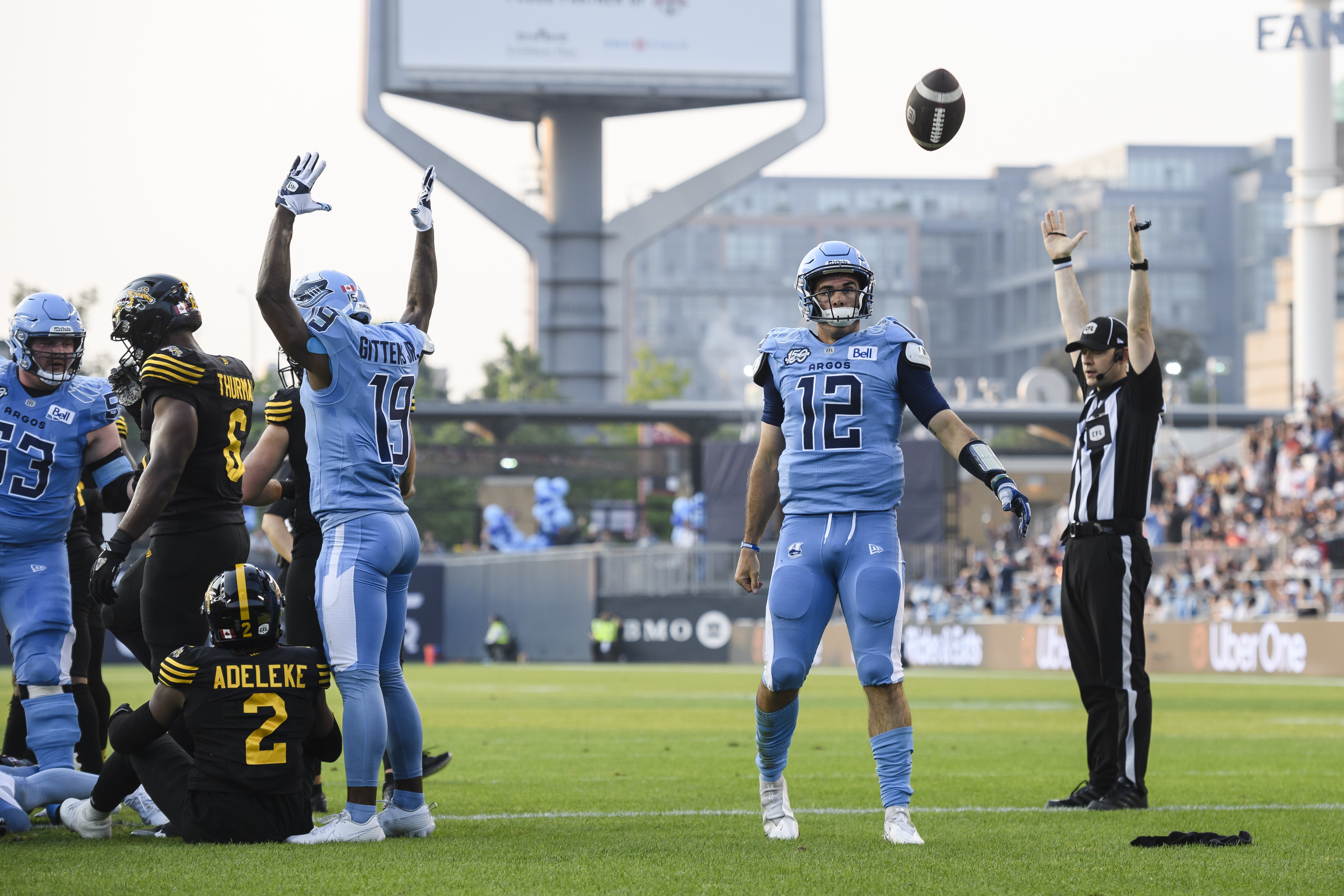 That time the Hamilton Tiger-Cats started a playoff game vs. the Argonauts  already 2 touchdowns behind