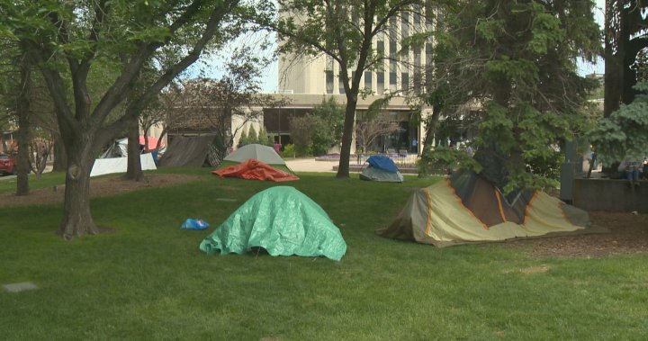 Homelessness advocates removed from Regina city hall after tensions rise with council