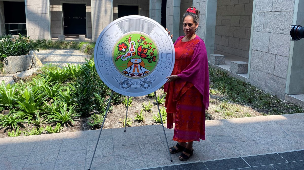 A Saskatchewan artist is one of three who contributed to the design of a newly unveiled Royal Canadian Mint coin that commemorates National Indigenous Peoples Day.