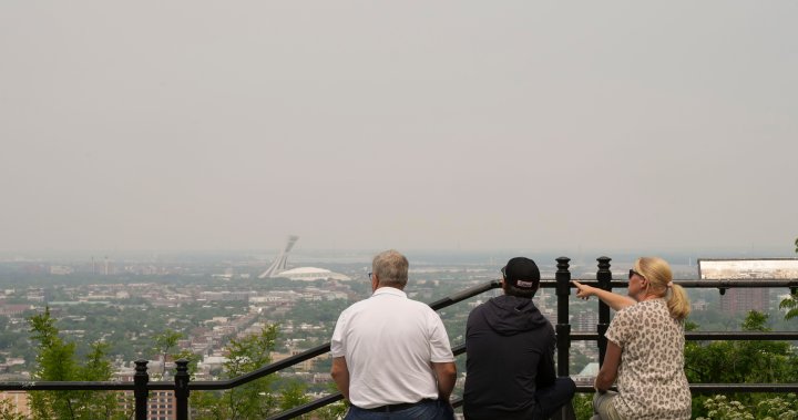 Smoky smell descends on Montreal as forest fires rage across Quebec