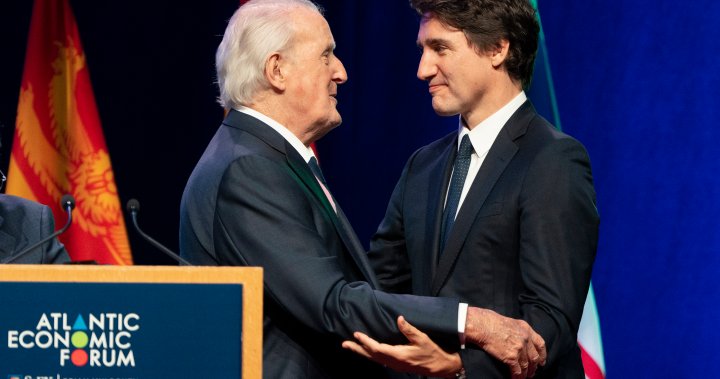 Brian Mulroney praises Trudeau’s leadership, omits any mention of Pierre Poilievre  | Globalnews.ca