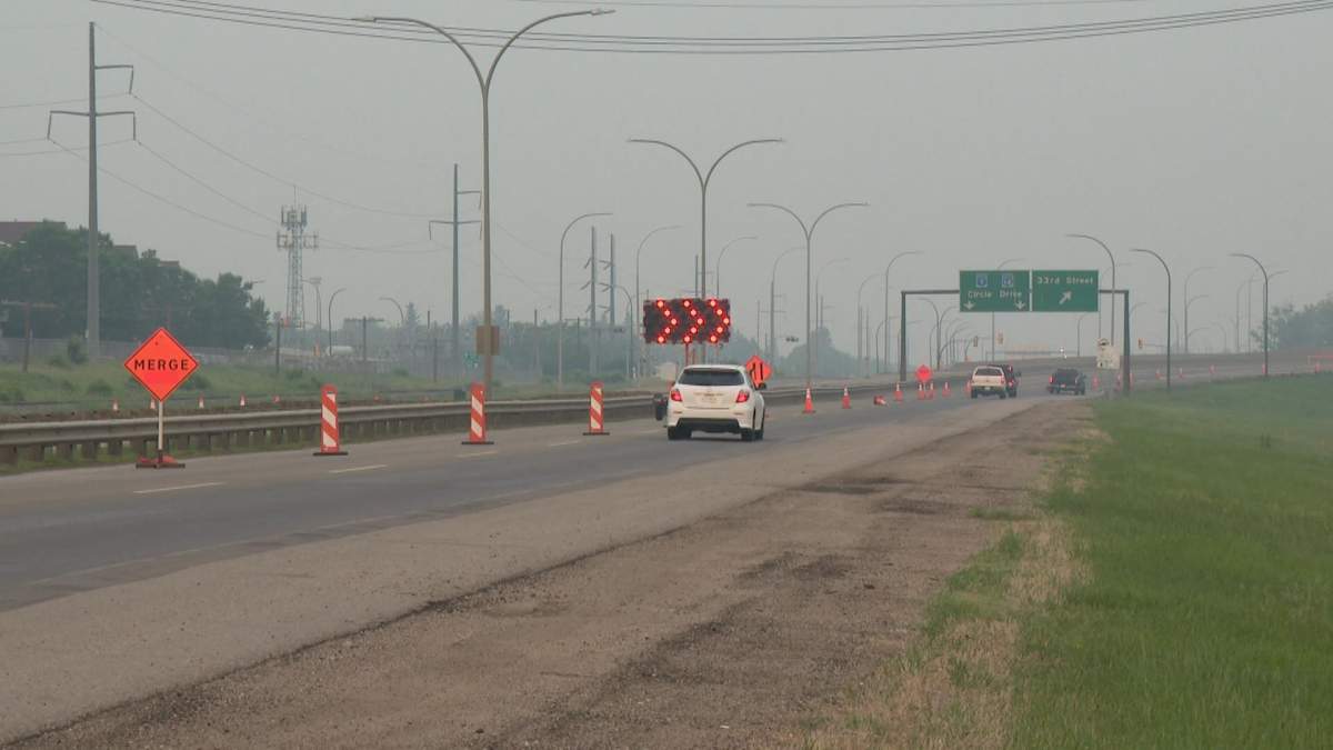 Circle Drive is closed off Tuesday morning heading northbound by 33rd Street.