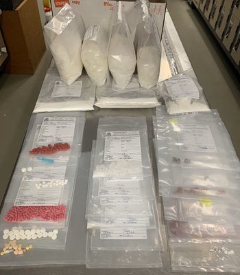 Edmonton police officers seized more than $400,000 in drugs in an investigation in April, police said.