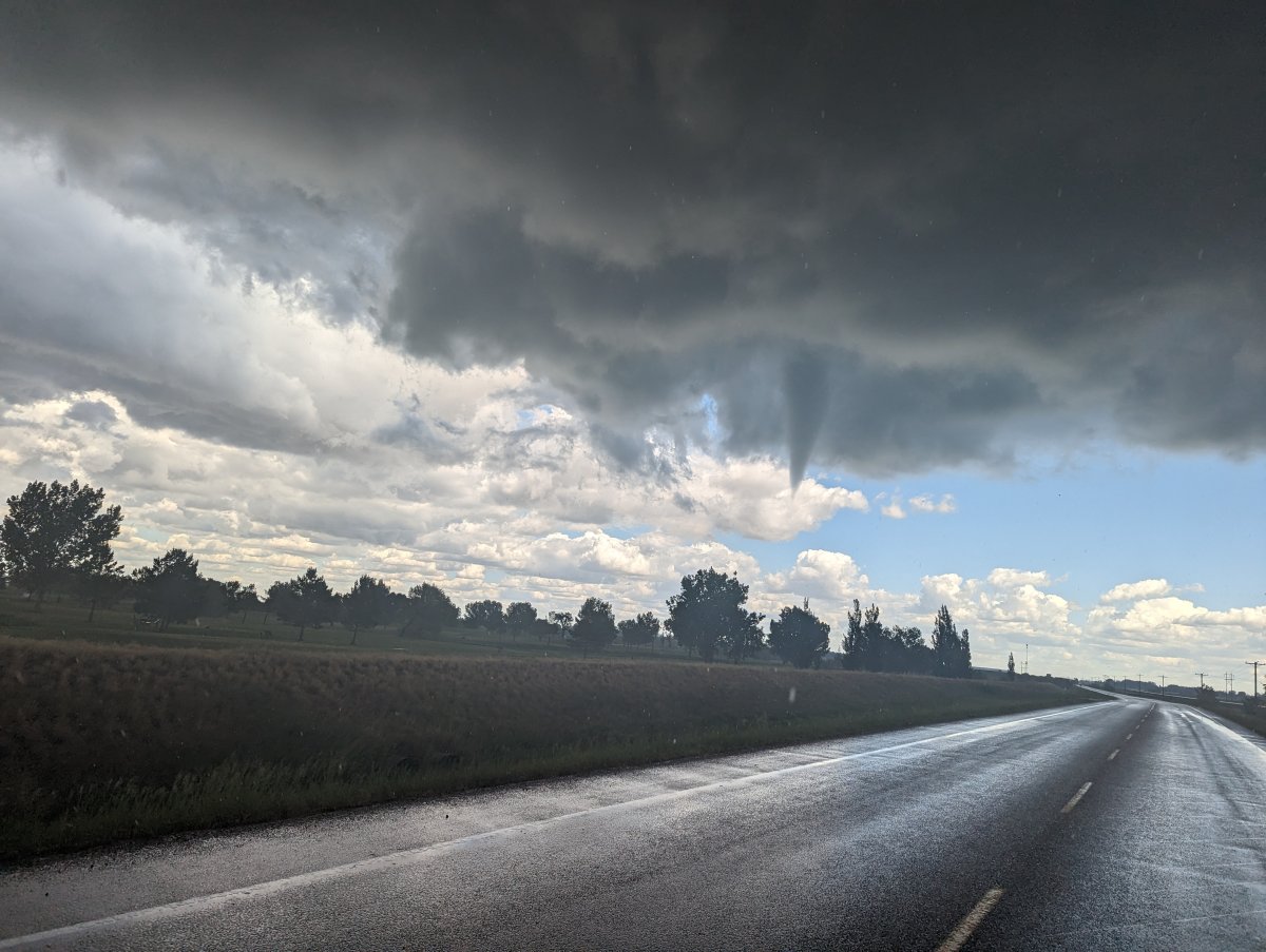 Ottawa police are warning residents of a tornado in Barrhaven. 