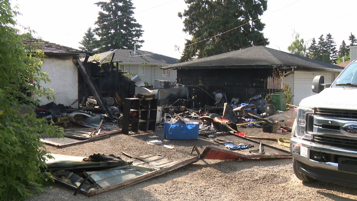 An investigation is underway into a June 12 fire that destroyed a detached garage in Forest Heights. 