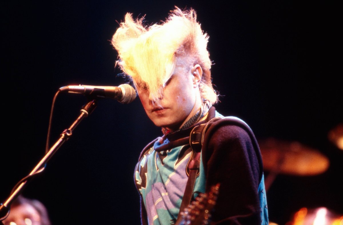 Mike Score of "A Flock of Seagulls" in Munich, Germany in 1983. 