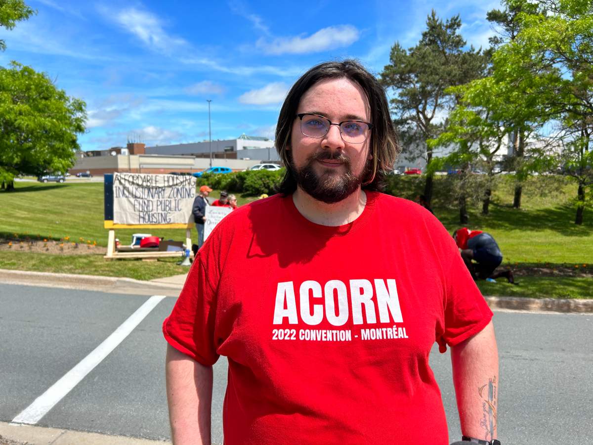 Tim Allenby, co-chair of ACORN’s Dartmouth chapter.