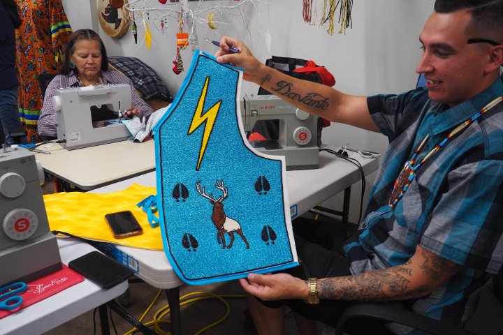 ‘My hands went into this’: Community makes regalia ahead of Father’s Day powwow